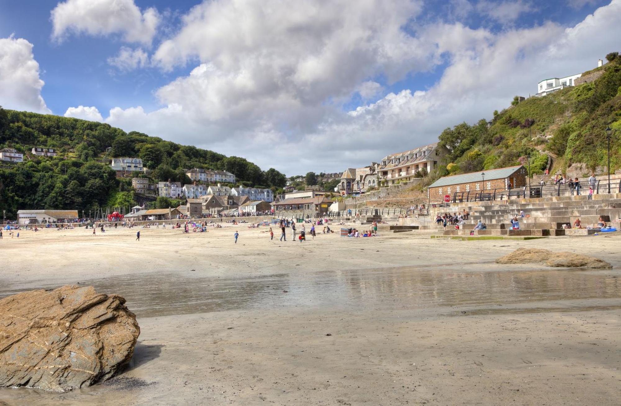 Historic Osborne House Very Close To The Beach Villa Looe Exterior photo